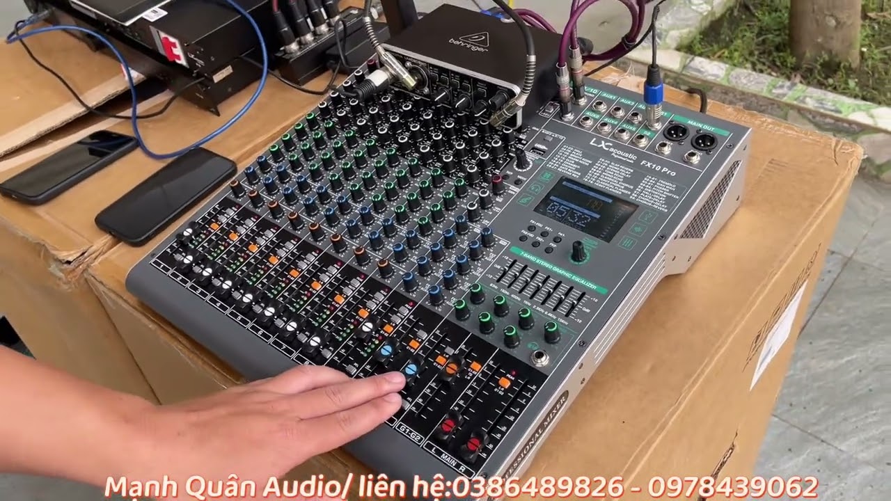 Bàn Mixer LX FX10Pro 2 riêng biệt Chất Âm Hay Giá 5tr500₫. Lh:0386489826