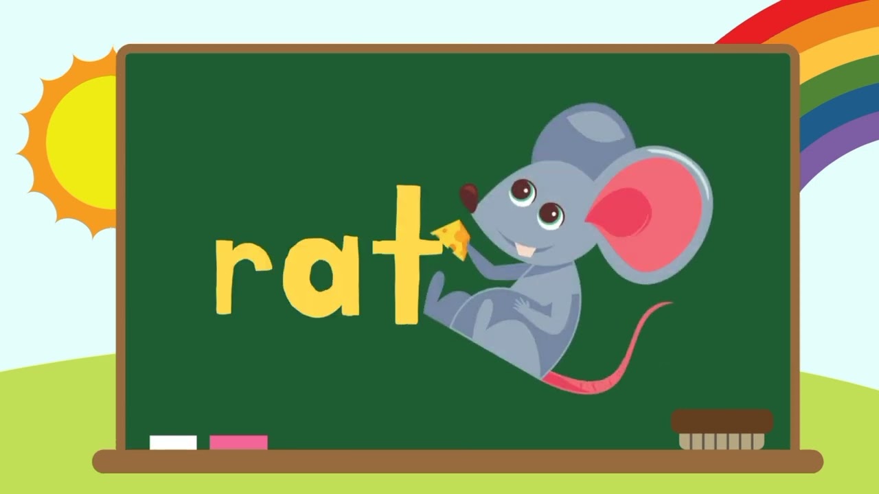 CVC Words With Phonics | Let's Learn CVC Words | Kindergarten English |