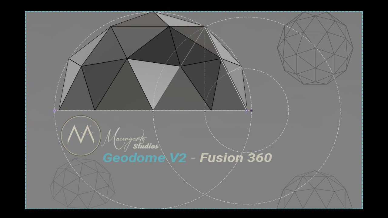 01   Primera Parte Geodome V2  Fusion 360