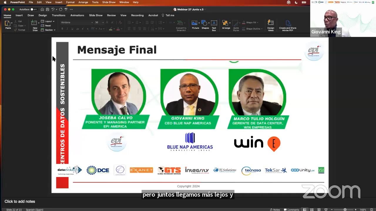 Webinar Regional LATAM: ANSI TIA 942 C