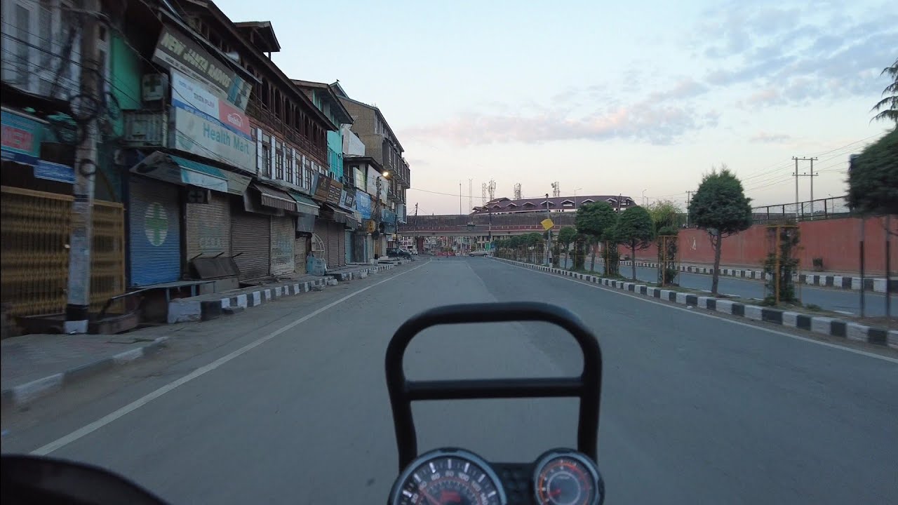 First Moto Vlog in Road of Srinagar Kashmir