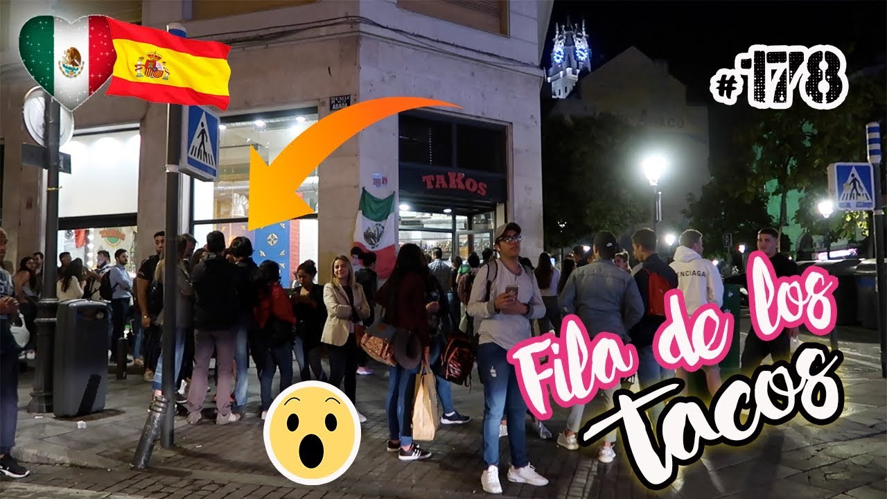 Gran fila para probar TACOS en ESPAÑA!!! 😱Fuimos a un OUTLET / MEXICANA EN LONDRES