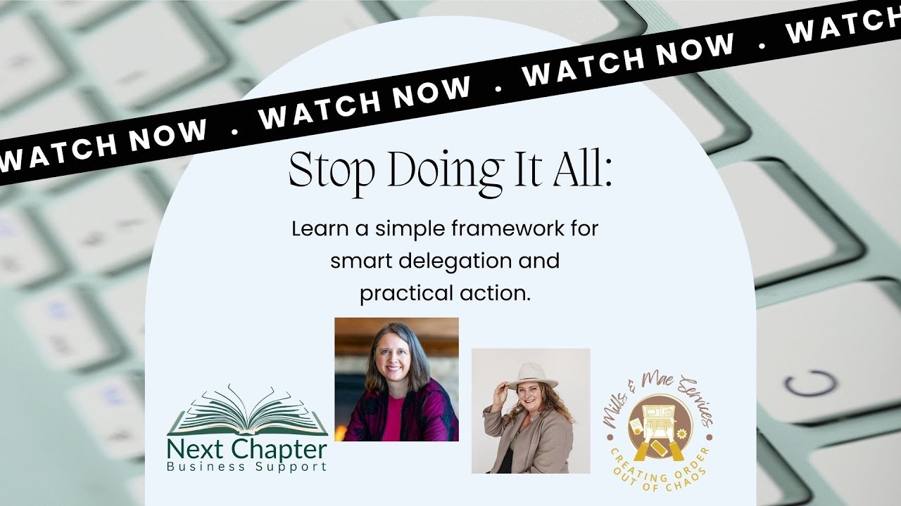 Stop Doing It All Webinar