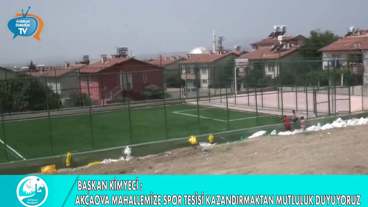 AKÇAOVA MAHALLEMİZE SPOR TESİSİ KAZANDIRDIK