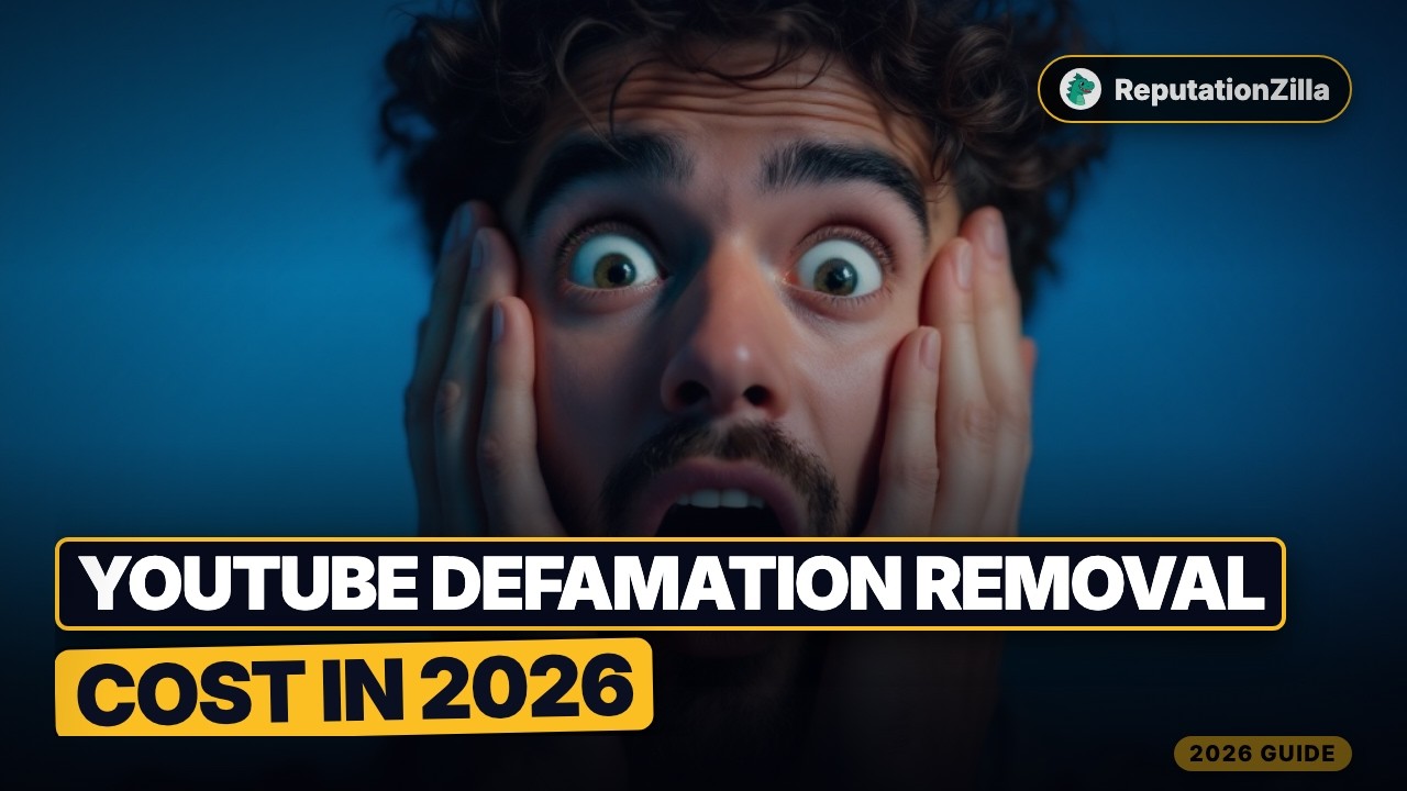 YouTube Defamation Removal Cost in 2026 (What You'll Pay)