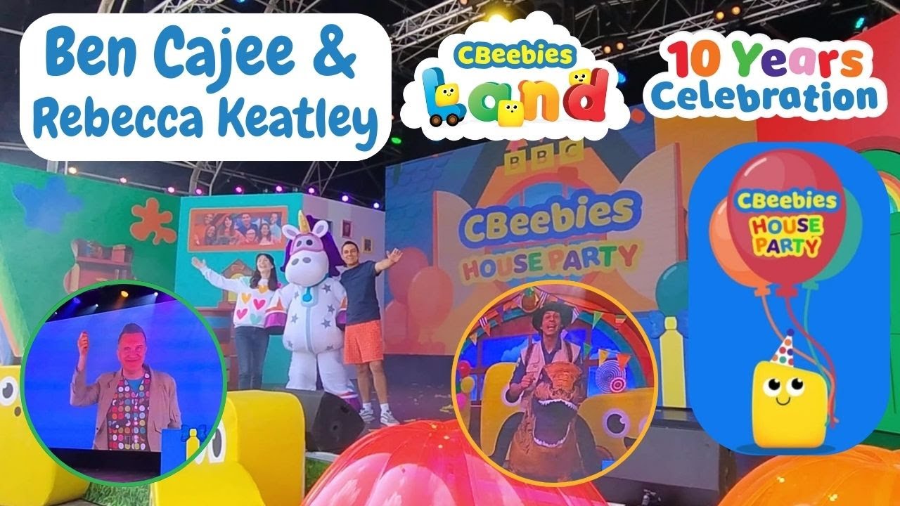 CBeebies House Party Live - Ben & Rebecca 10 Years Celebrations CBeebies Land at Alton Towers Resort