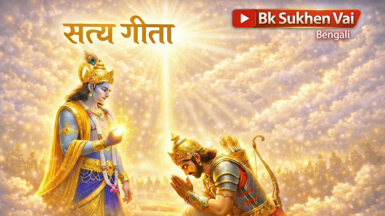 সত্য গীতা রহস্য হিন্দি এবং বাংলায় // প্রথম দিন //Bk Sukhen Vai 