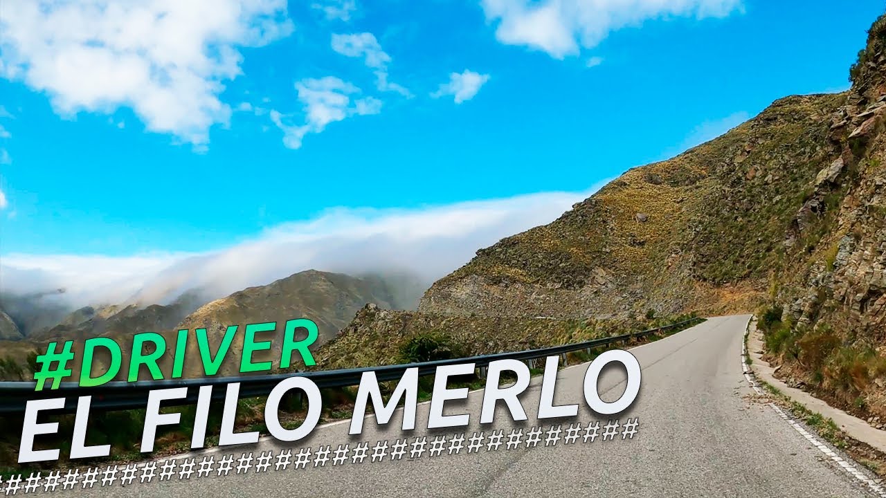Driving Tour SUBIENDO AL FILO DE MERLO CON FUERTES VIENTOS I SAN LUIS I ARGENTINA I 4K