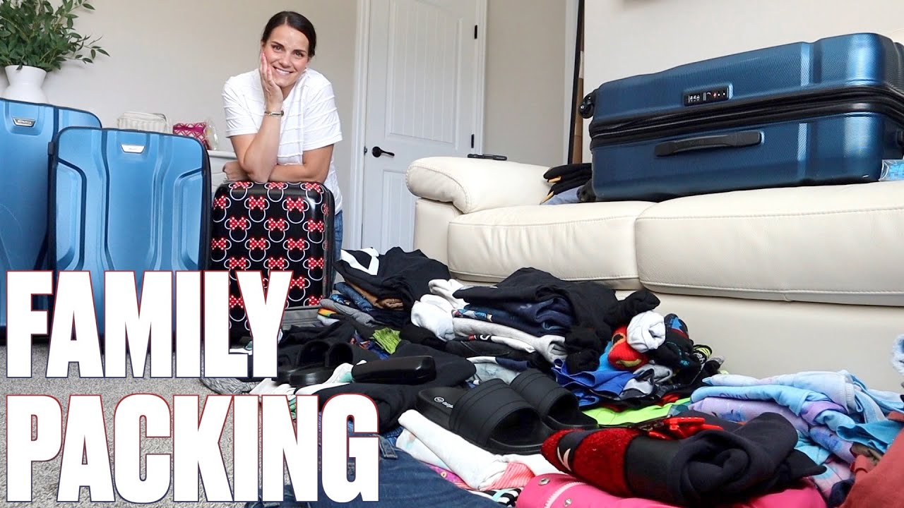 PACKING A FAMILY OF 7 FOR NINE-DAY WALT DISNEY WORLD VACATION | HOW TO PACK FOR A LONG TRIP
