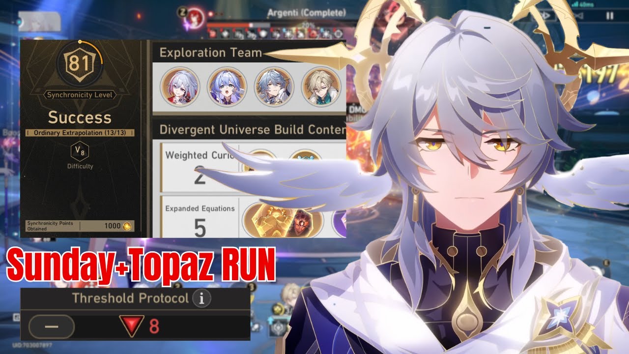 Sunday + Topaz Full Run Heartless Giant Ordinary Protocol 8 | DIVERGENT UNIVERSE