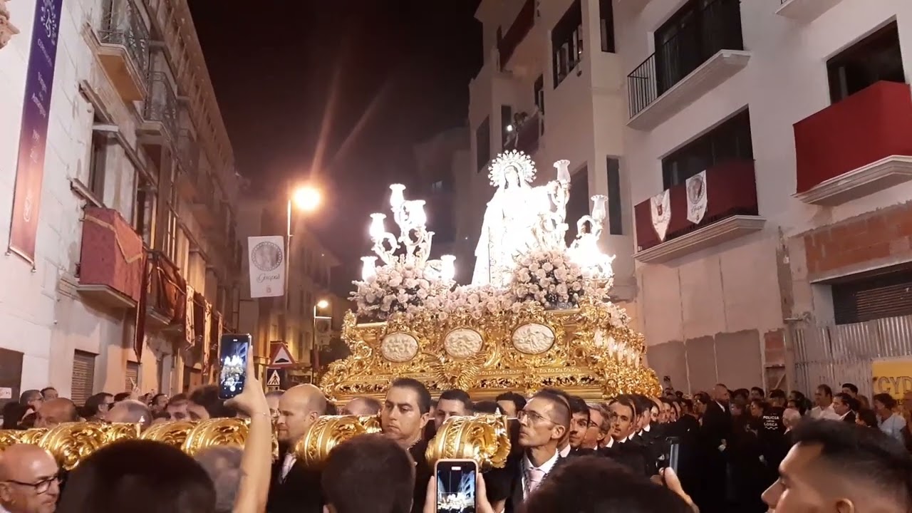 Recogida Virgen de la Amargura 25 aniversario coronación Lorca 2022