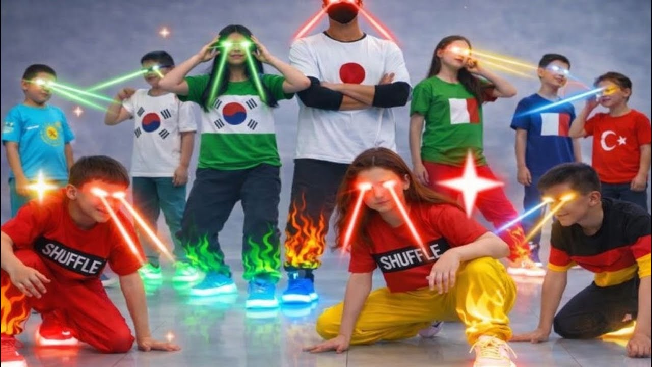 Шаффл Баттл 🔥 WHO IS BEST DANCER NEON MODE TUZELITY SHUFFL IVE 'XOXZ' MV STARSHIP STRAY CIDS SODAPOP