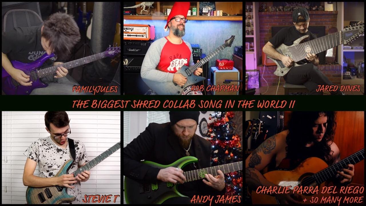 the biggest shred collab song in the world 2