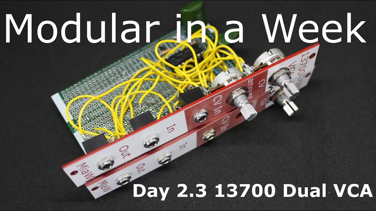 13700 Based Dual VCA - Modular in a Week 2.3