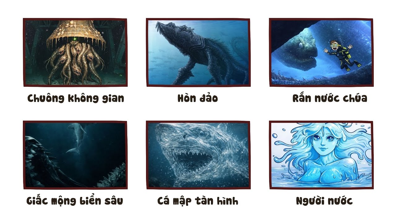 Truyền Thuyết những Sinh Vật Biển Sâu | Quái Vật SCP (P1)