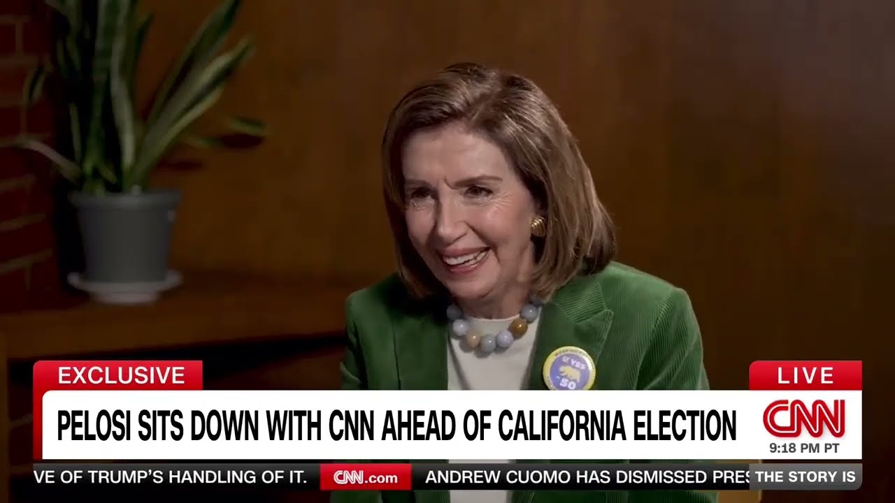 Pelosi Joins CNN’s The Story Is with Elex Michaelson