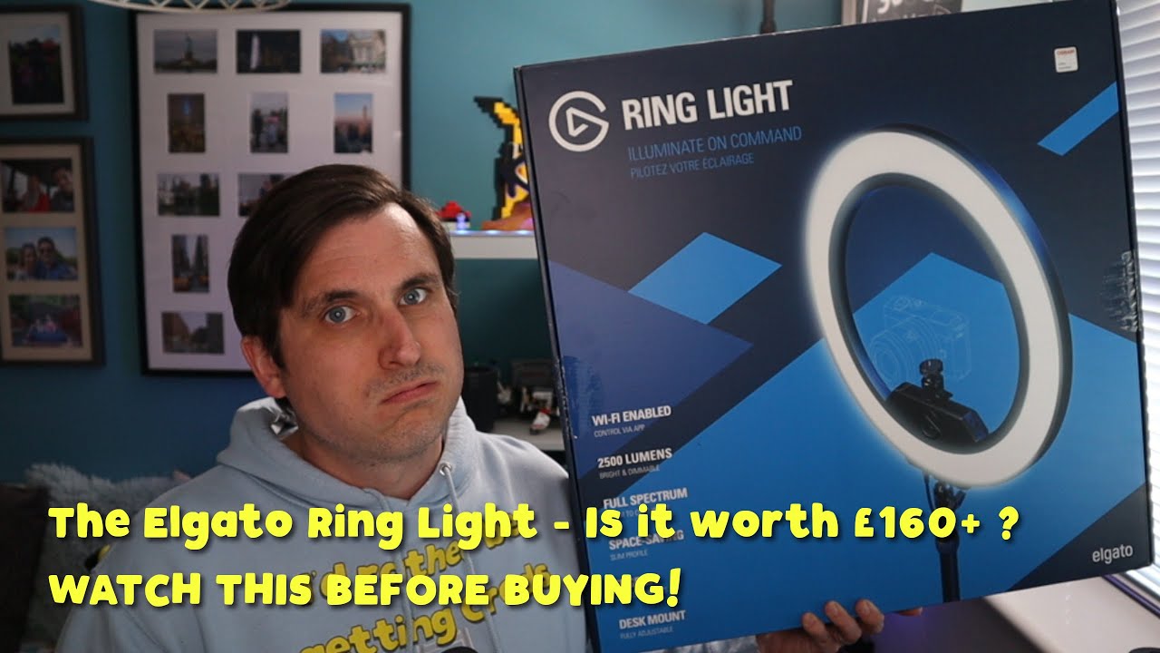 Unboxing, Setting up and Testing the Elgato Ring Light! Is it worth £160+ ?