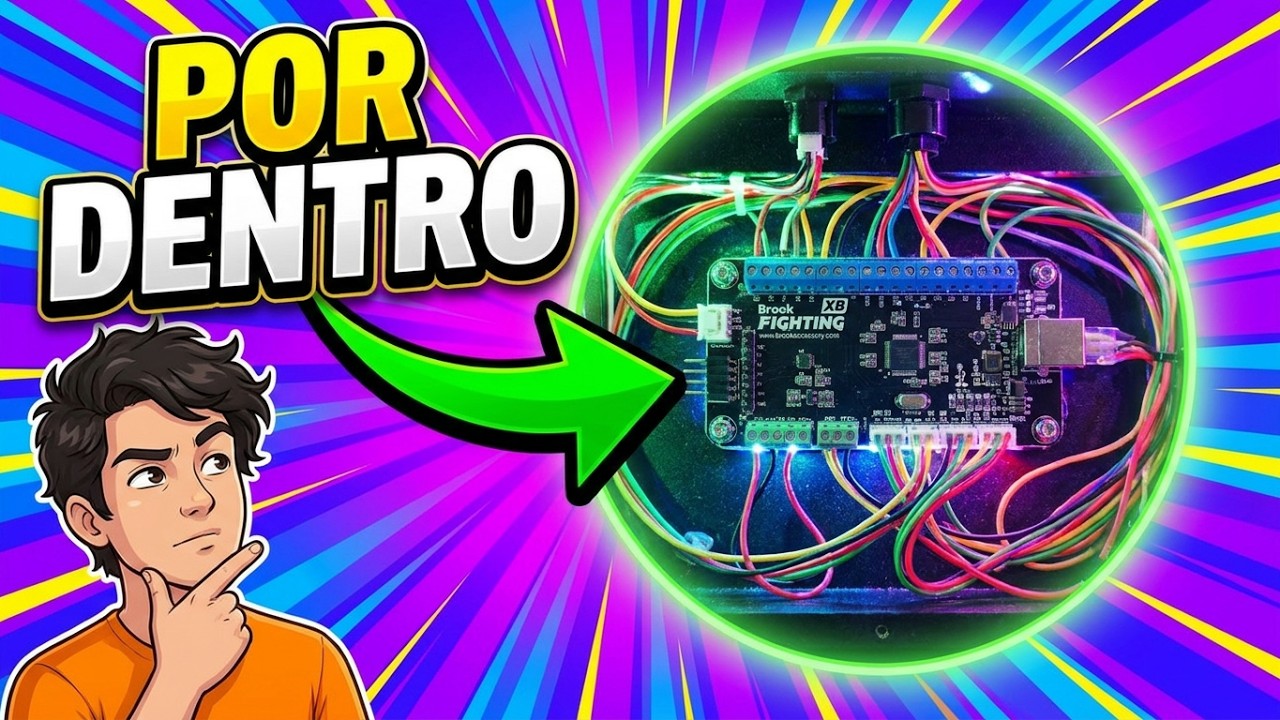 🔍 Meu ARCADE por dentro! Sanwa, Brook XB, 2nd Impact – Tudo em Detalhes!