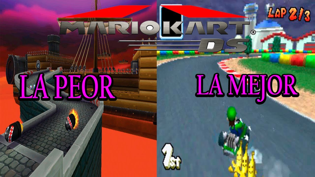 DEL PEOR AL MEJOR CIRCUITO DE MARIO KART DS