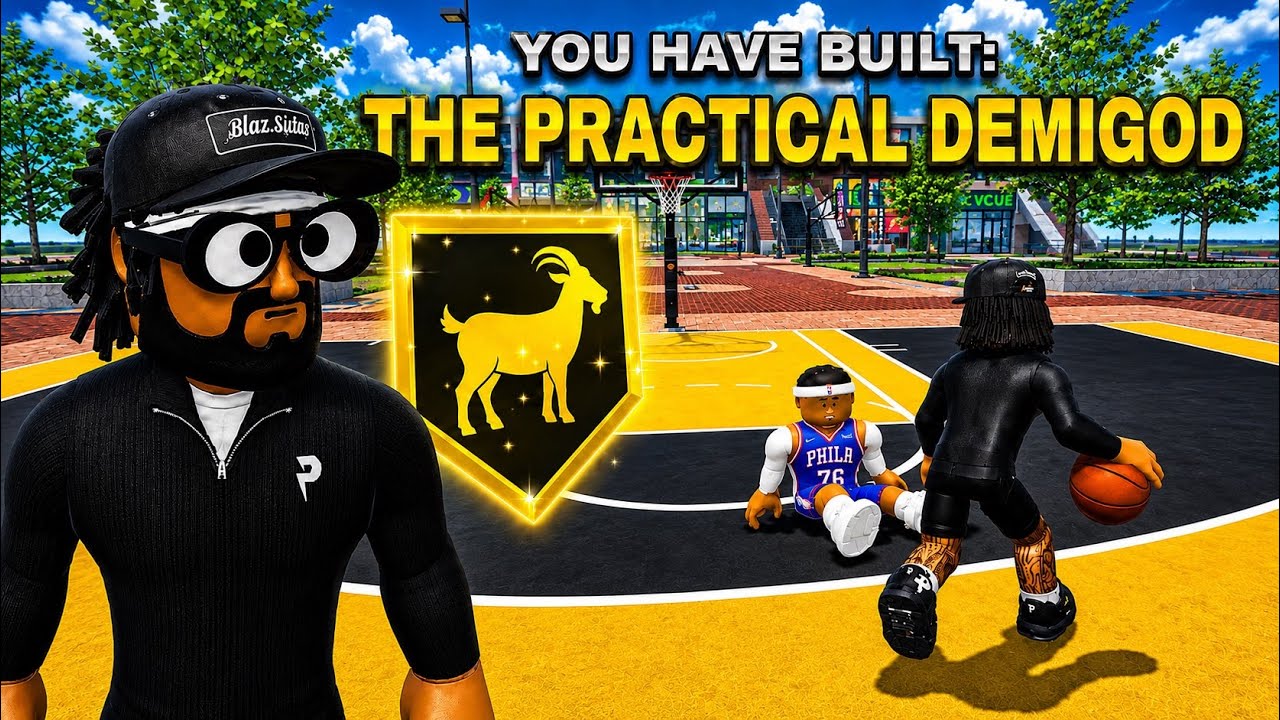 I Created the PERFECT BUILD on Practical Basketball Roblox!