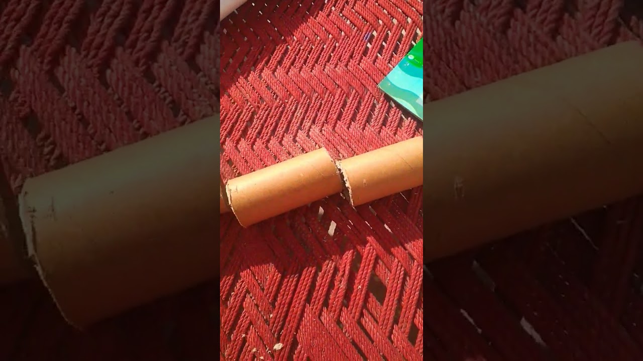 Easy use of waste foil paper roll 💫 Subscribe plz ✨