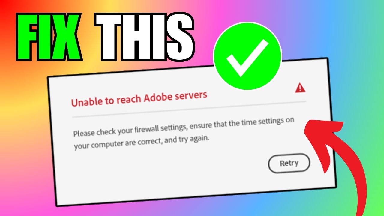 How To Fix Adobe Creative Cloud Unable To Reach Adobe Servers