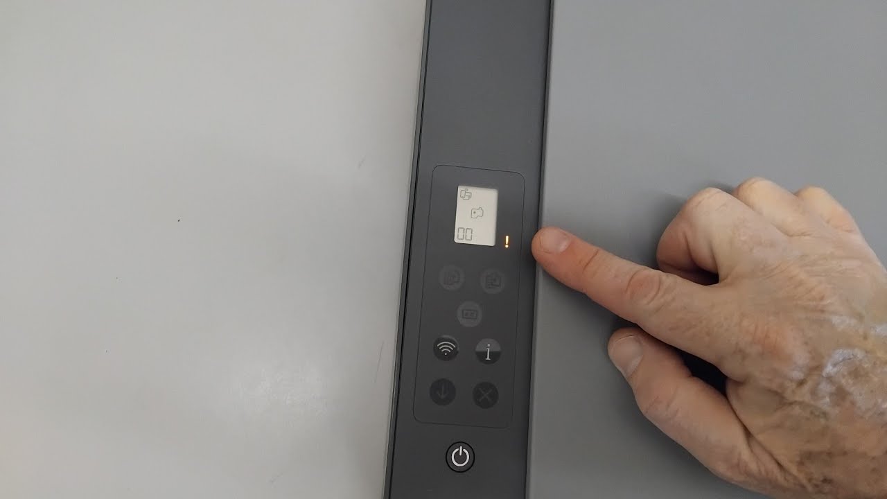 Como fazer quando a Luz fica piscando e nao imprime HP smart 581 - Parte 1