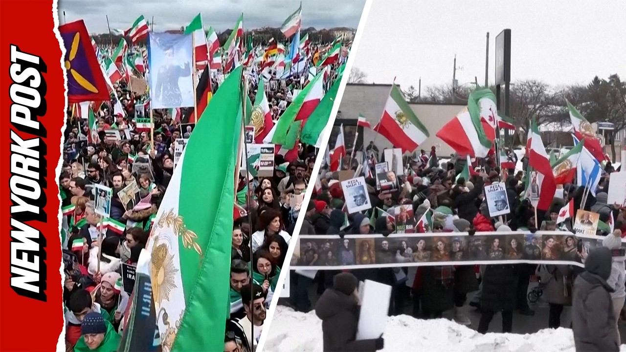 Protesters Gather Worldwide To Support Iran's Lion And Sun revolution