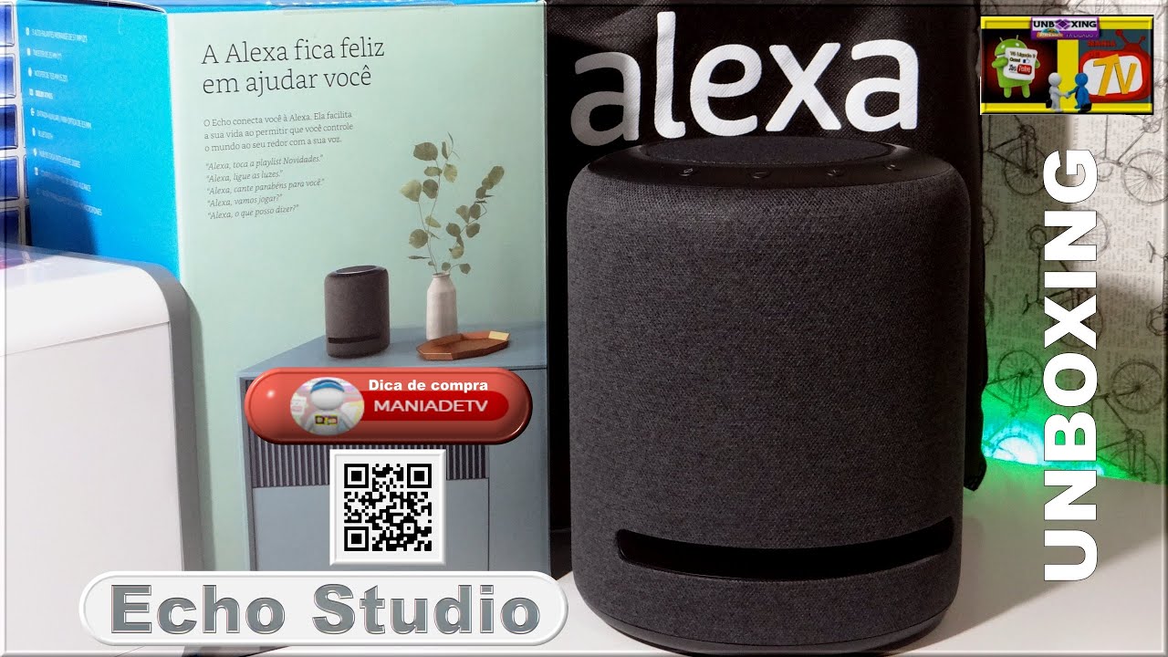Unboxing: Echo Studio - Smart Speaker com &aacute;udio de alta fidelidade e Alexa