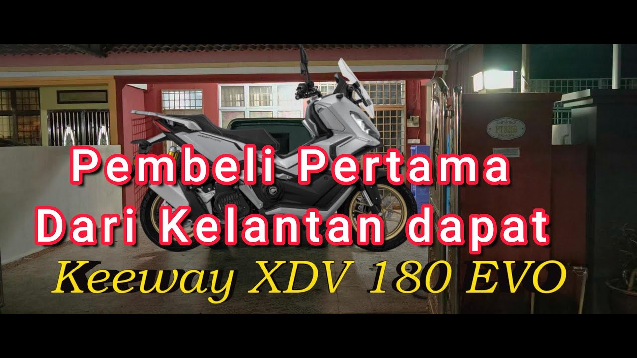 Pembeli Pertama dari Kelantan dapat Skuter Keeway XDV 180 EVO