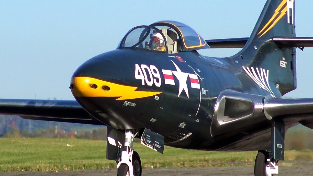 Giant Rc Grumman Panther F-9F