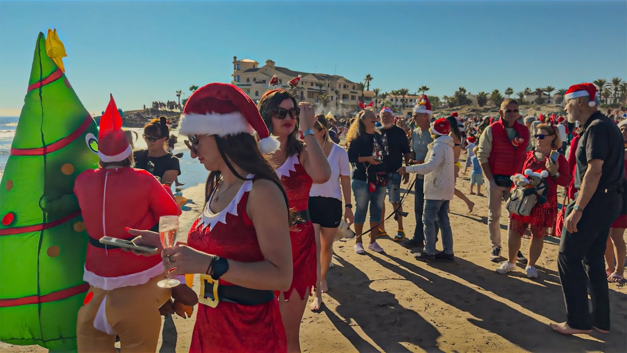 La Zenia Beach, Spain | Christmas Day Celebration