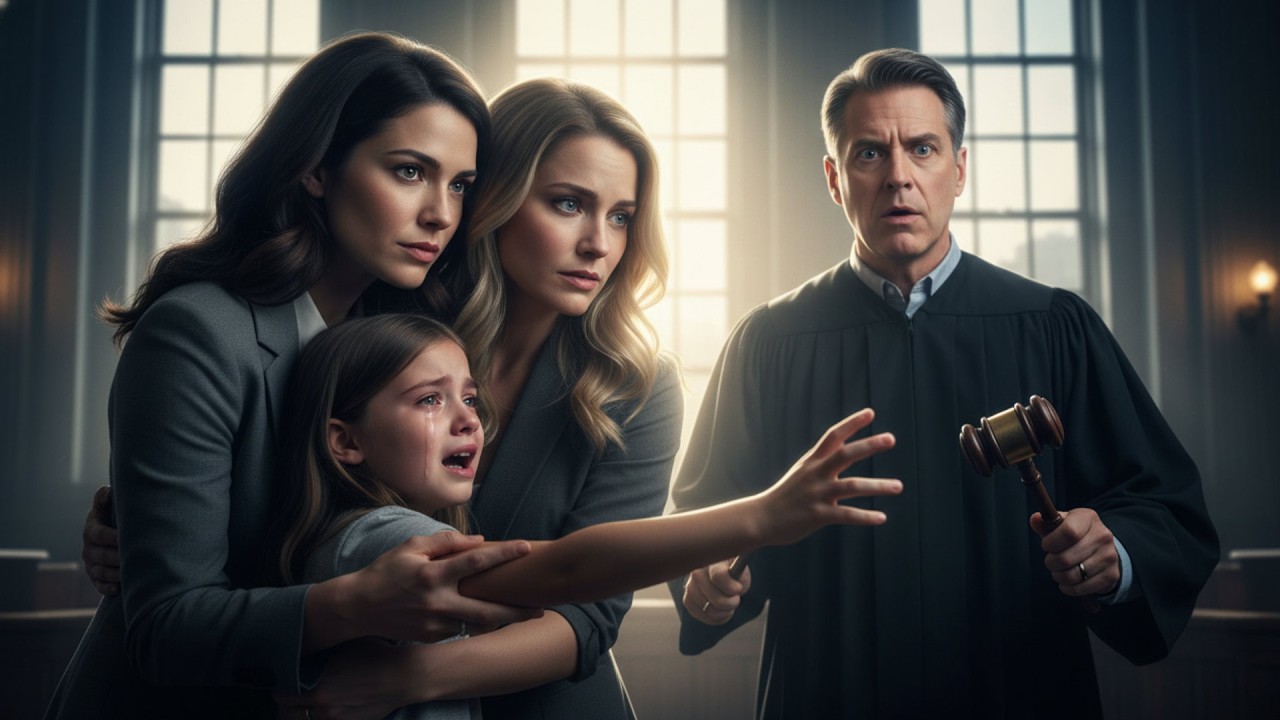 Adoption Crushed for Lesbian Couple — Until Little Girl's Courtroom Cry Names Them Her Moms