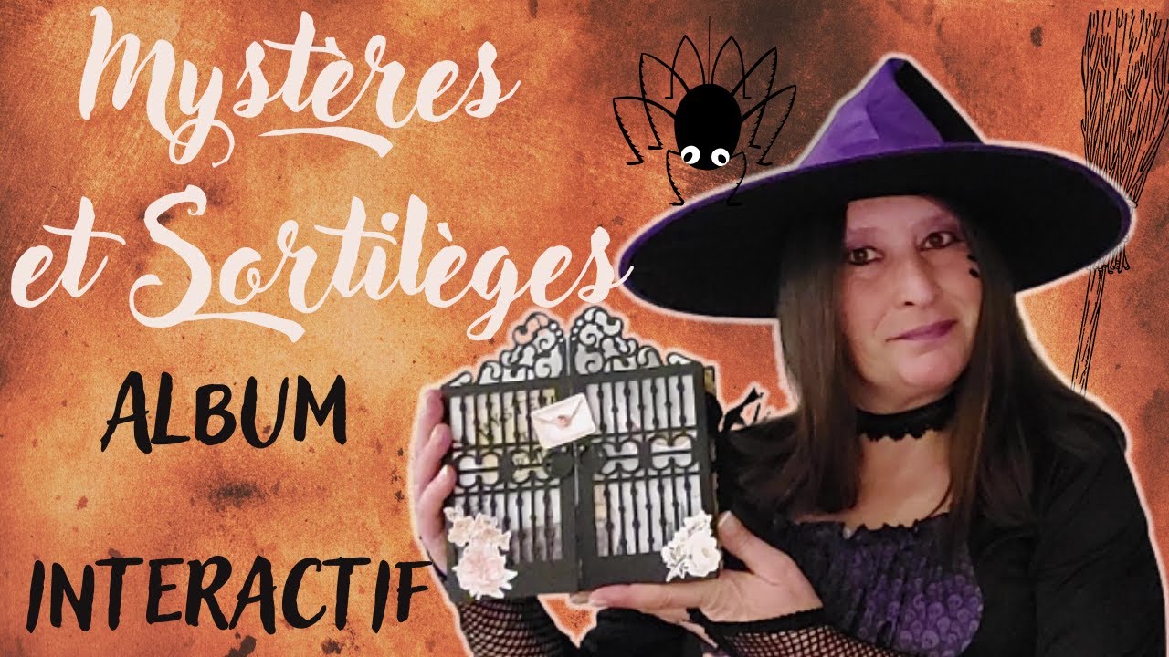 Album scrap interactif special Halloween 