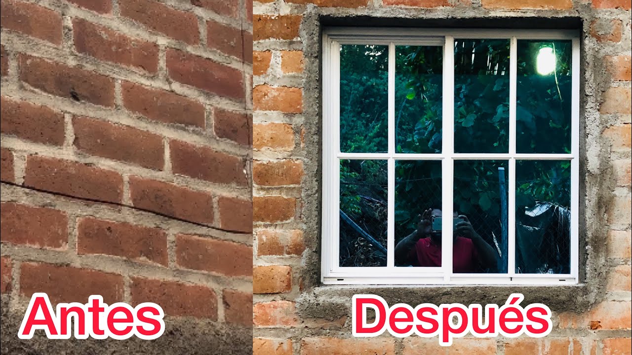 Como romper pared ( muro ) para hacer ventana en casa de ladrillo