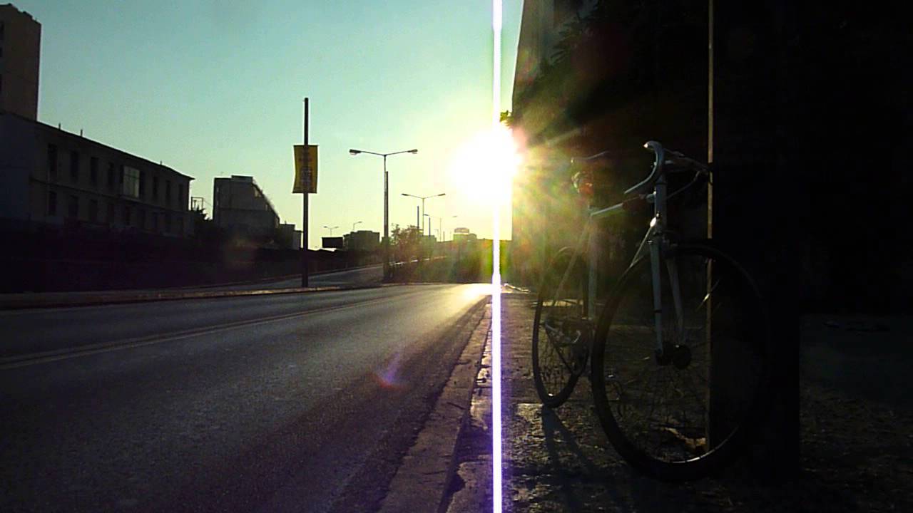 Athens in August on a single speed