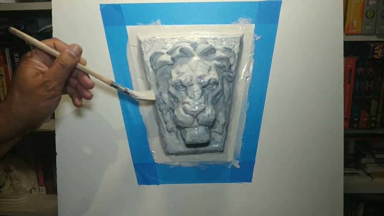 Prise d'empreinte par estampage en silicone (moulage en vertical) en un partie avec contre-moule
