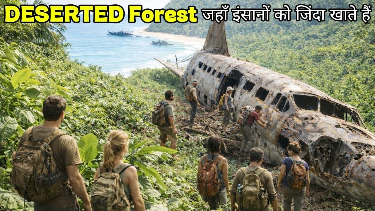 GROUPS Of Tourists Accidentally LANDED IN AFRICA but Got Stuck | Film/Movie Explained in Hindi/Urdu