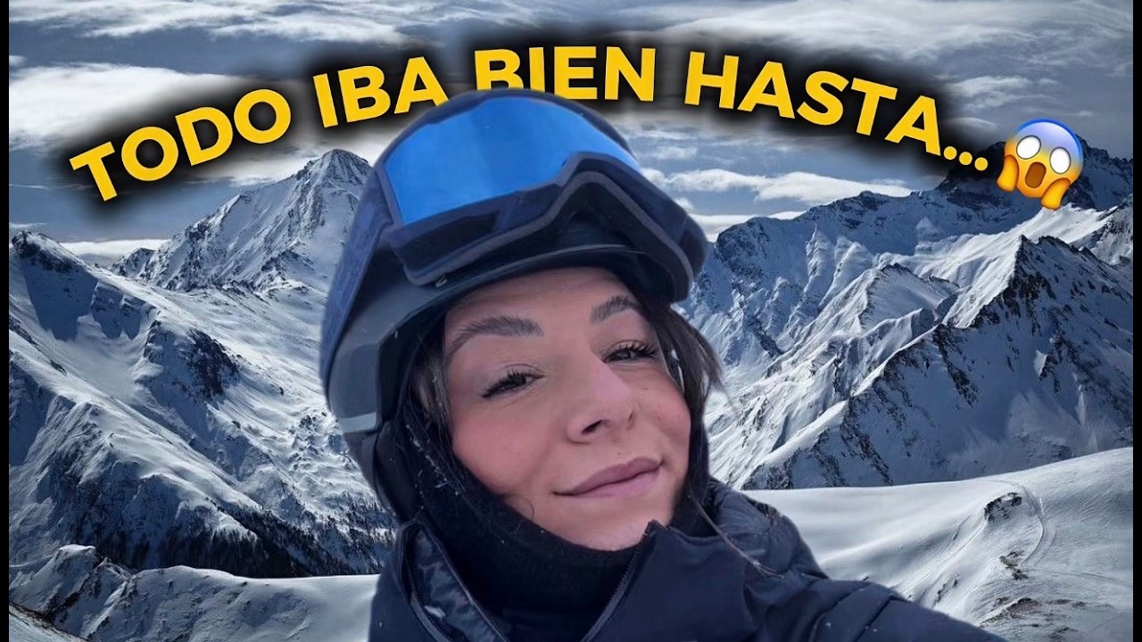 CASI NO LO CONTAMOS... Ventisca, caídas y MUCHO après-ski❄️🍾| VLOG ESQUÍ