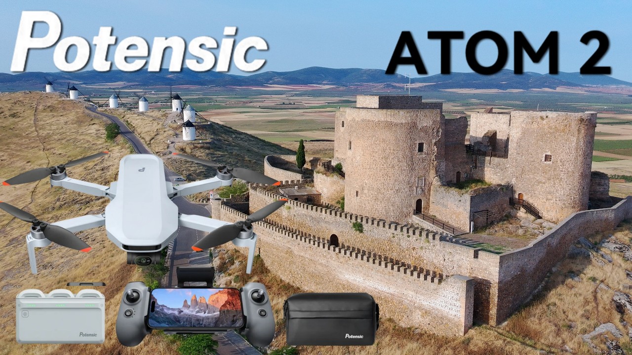 El MEJOR DRONE QUE HE VOLADO CON IA! POTENSIC ATOM 2 FOTO EN 8K Y VIDEO 4K