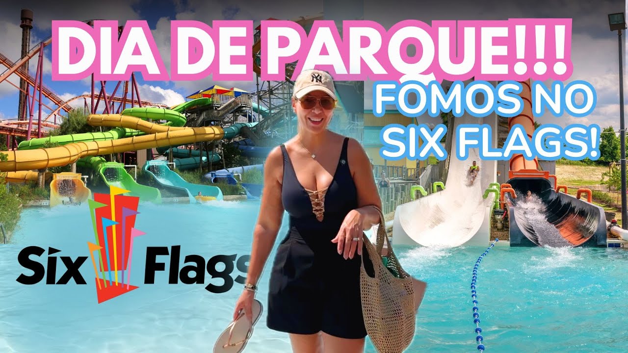 CONHEÇA COMIGO O PARQUE DE ÁGUA HURRICANE HARBOR DO SIX FLAGS 