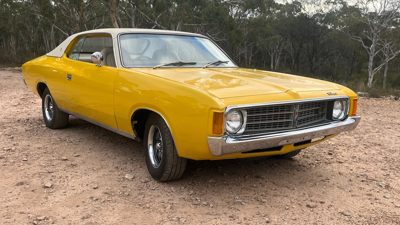 VJ Chrysler Valiant hardtop yellow canary revival pt 10