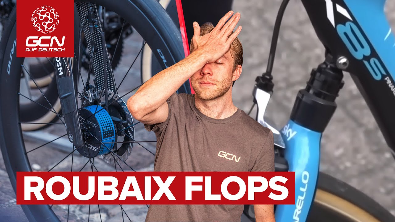 Die größten Technik-Fails bei Paris-Roubaix