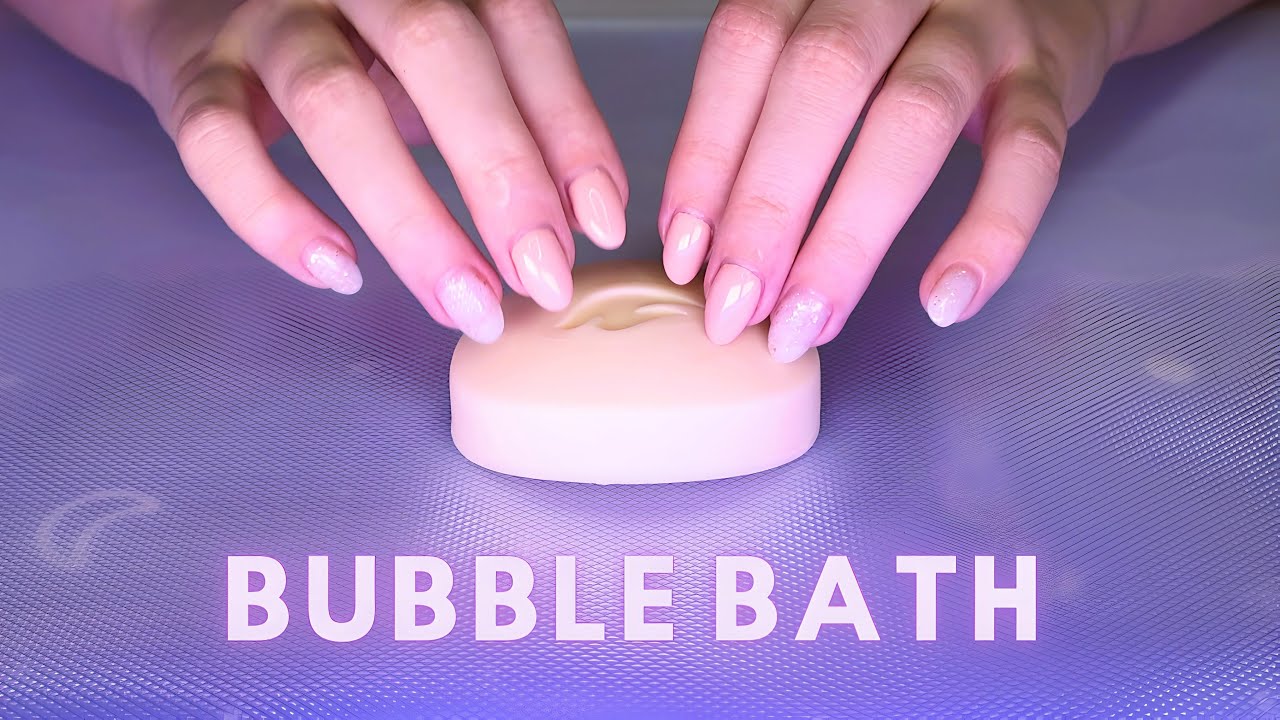 Calming ASMR to Help You Fall Asleep: Soap, Body Sponge, Bath Foam, and Pop Rocks Candy (No Talking)