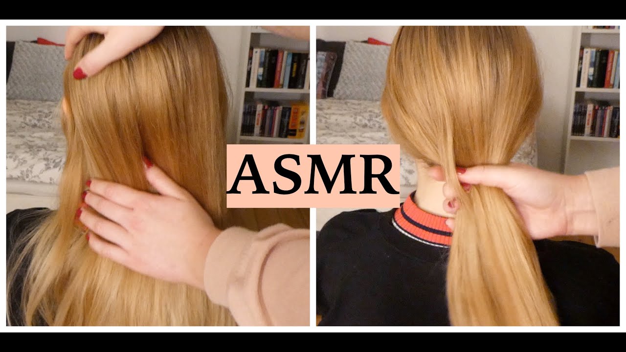 ASMR WHISPERED HAIR PLAY (Brushing, Spraying & Random Rambling/Positive Affirmations For Relaxation)