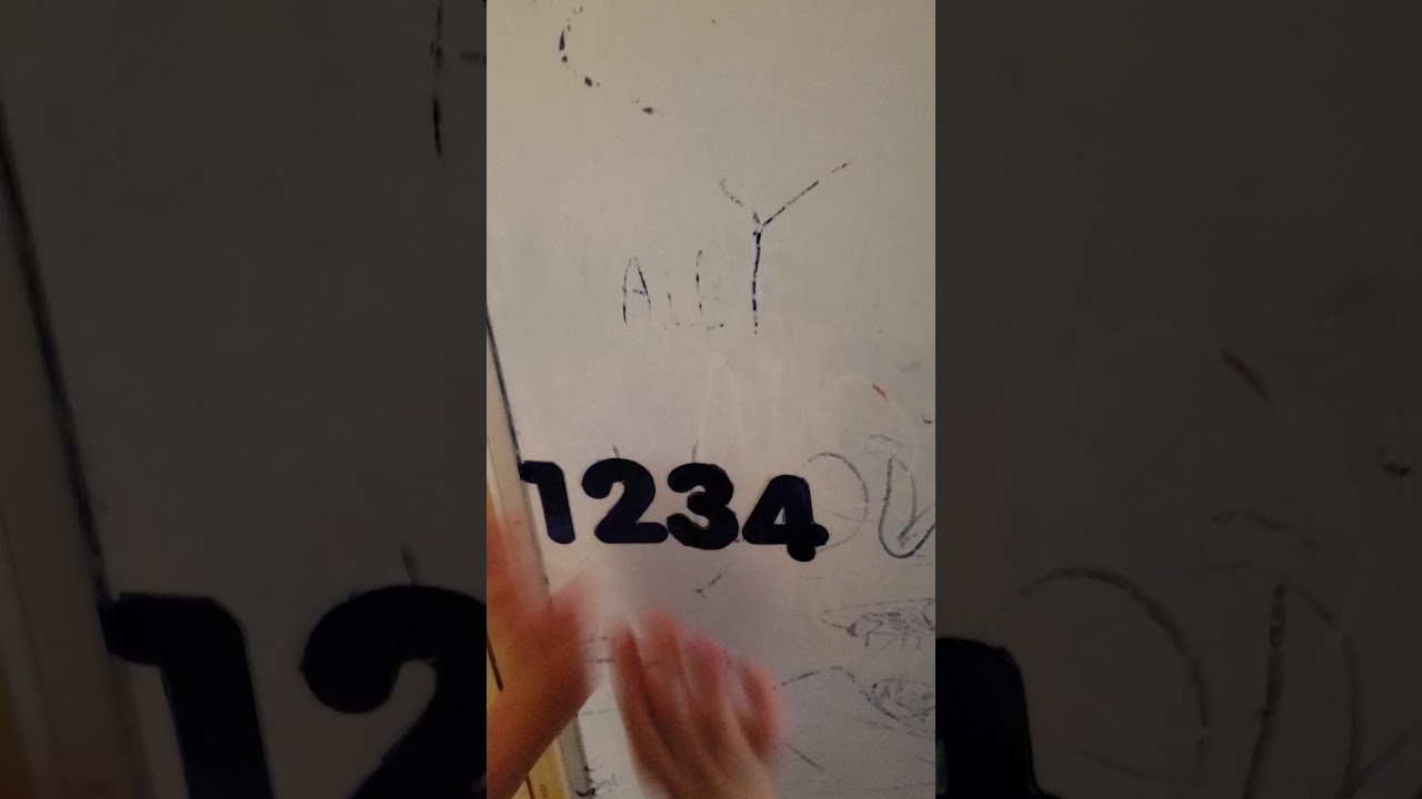 DIY magnetic letters and numbers