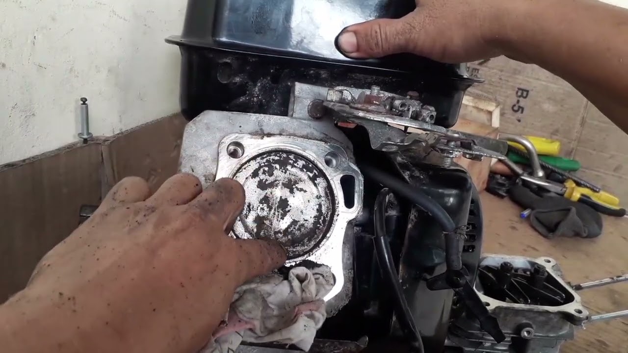 motor estacionario com pistão travado,como resolver!