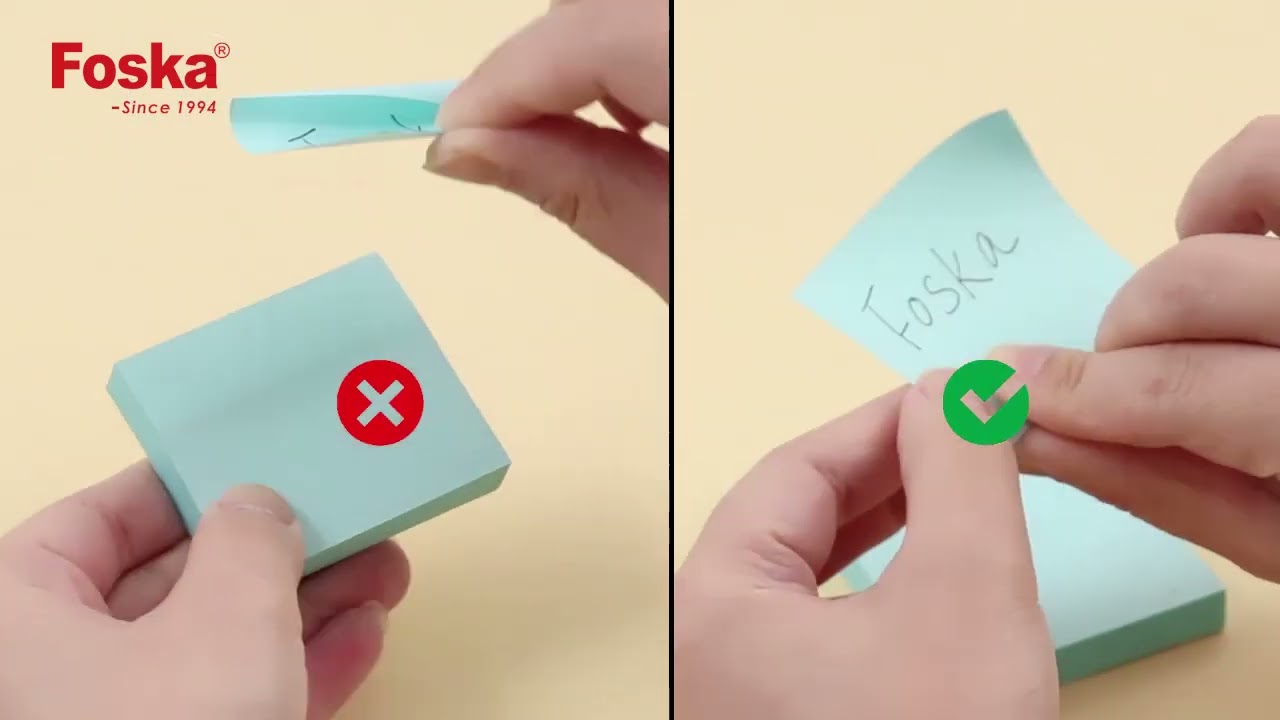 Foska Colorful High Quality Sticky Notes Set G5103