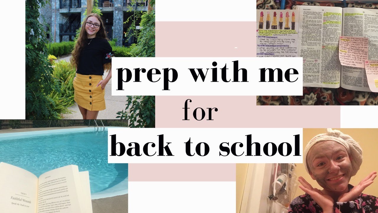 prep with me the week before school starts // vlog