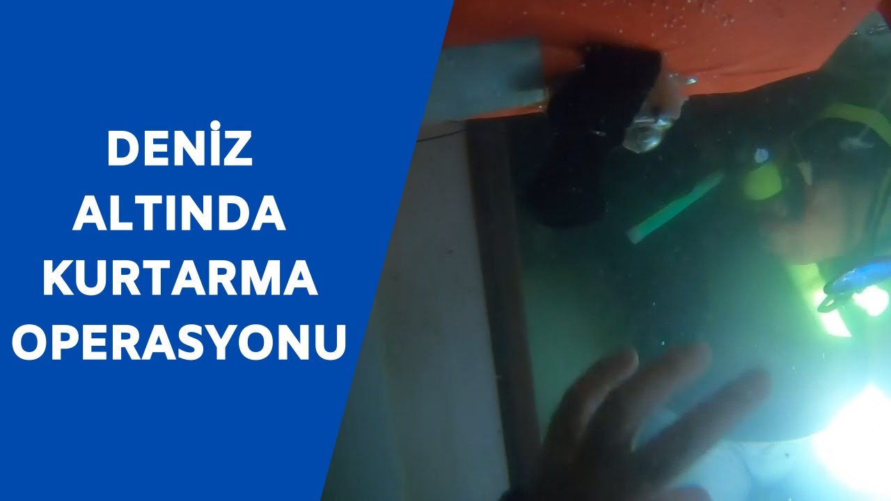 Samatya'da, dalgıç polislerin kurtarma operasyonu kameralara yansıdı